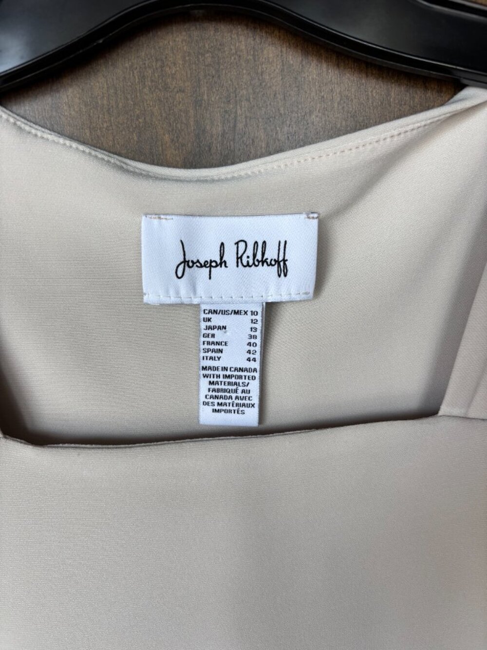 Joseph Ribkoff Cream Sleeveless Top Size 10 - Picture 2 of 2